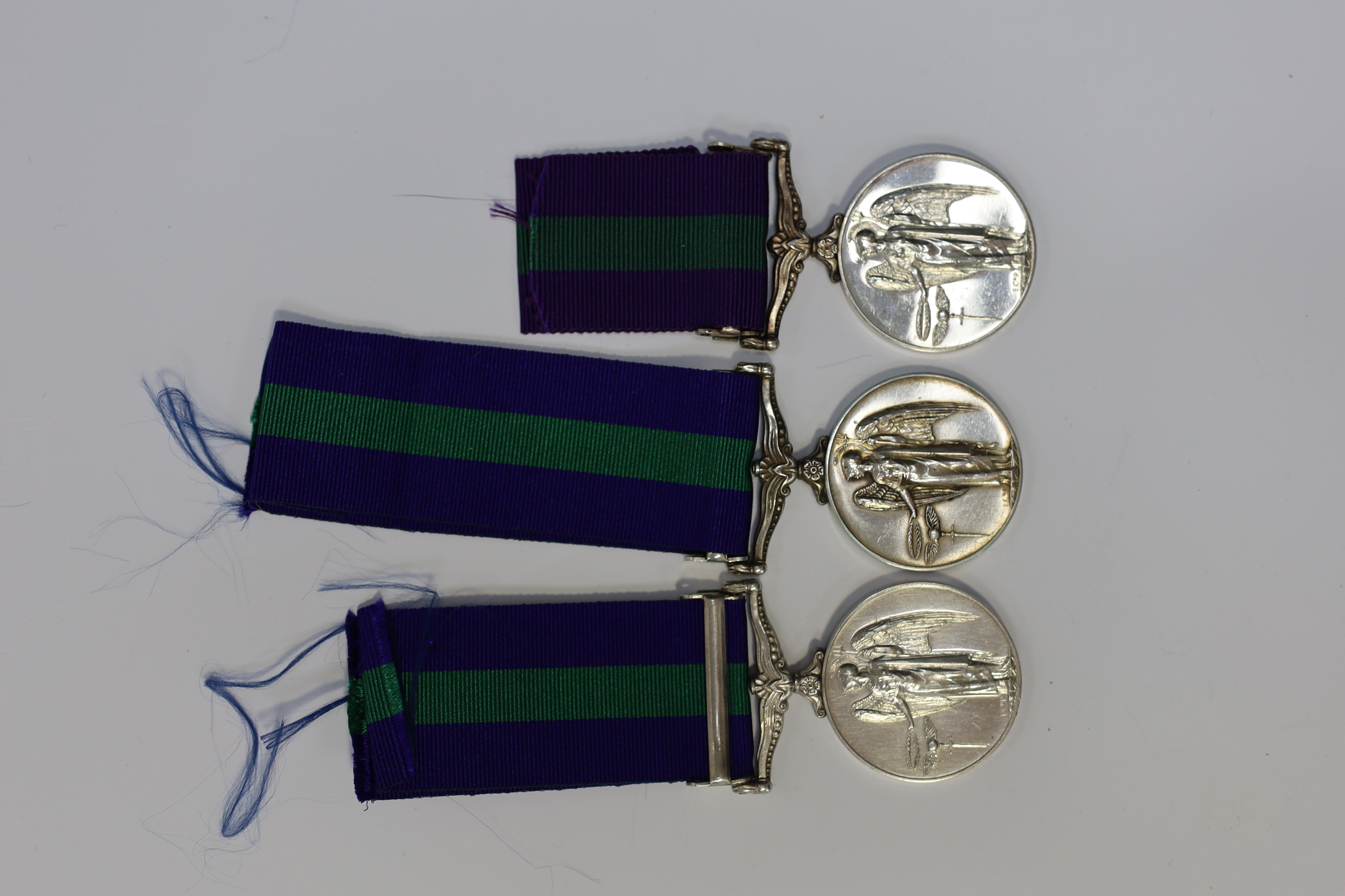 Three ERII General Service Medals